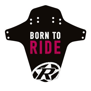 Aparatoare Reverse Born to Ride negru/alb/roz