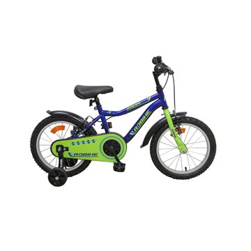 Bicicleta copii Robike Racer 16 albastru/verde