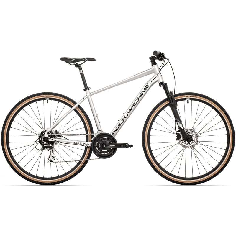 Bicicleta Rock Machine Crossride 300 29 Argintiu/Negru XL-22
