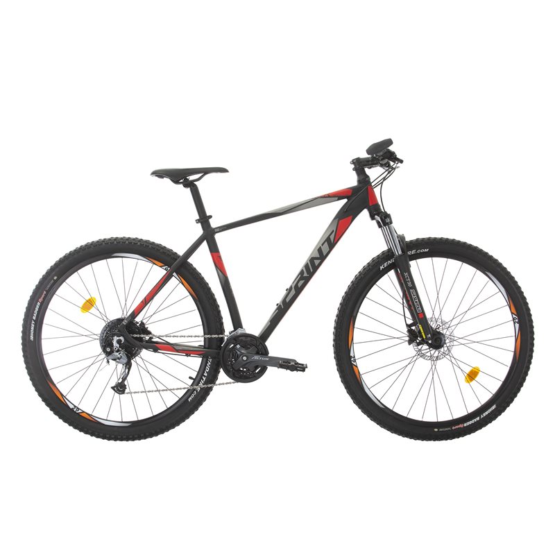 Bicicleta MTB Sprint Maverick Pro 27.5 NegruMat/Rosu 2021 440mm