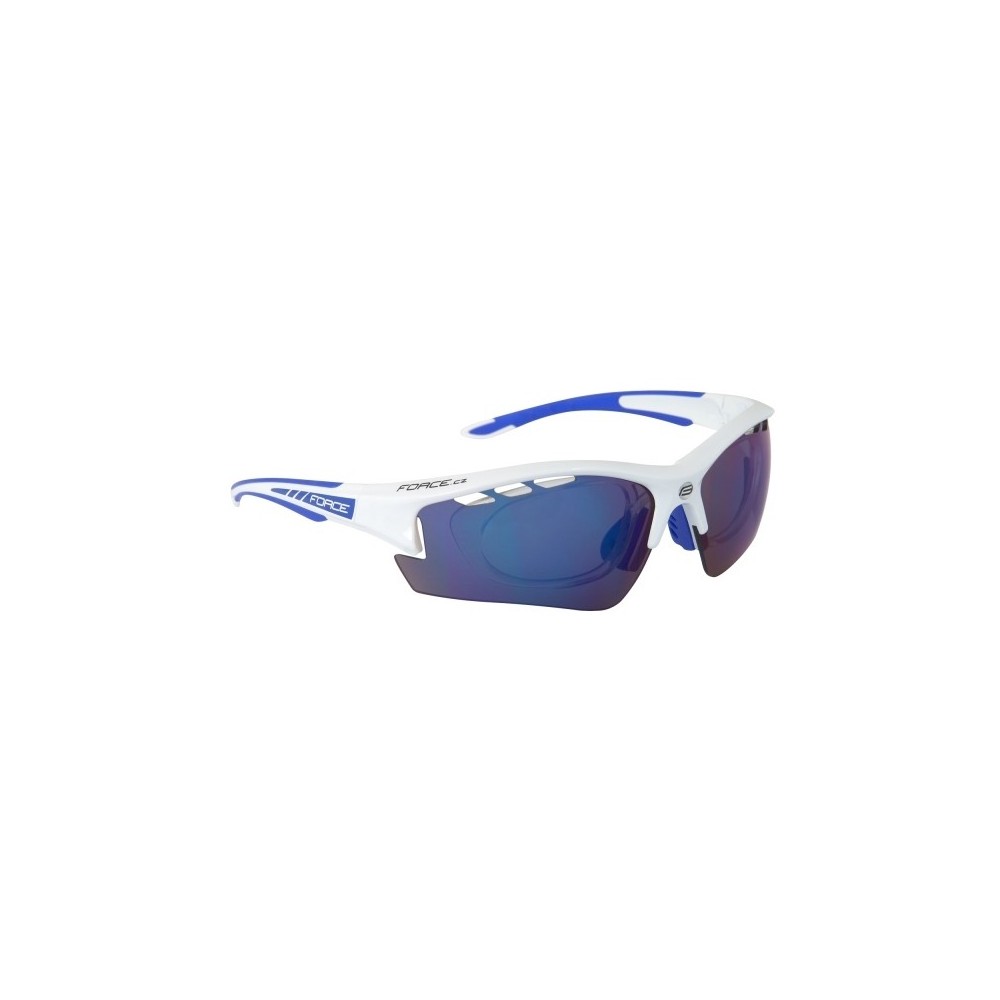 Ochelari Force Ride Pro cu suport lentile albastru/alb