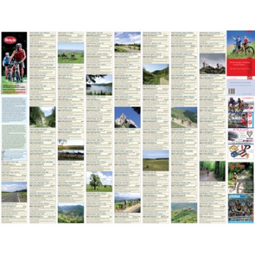 Harta 100 excursii cu bicicleta în zona Clujului