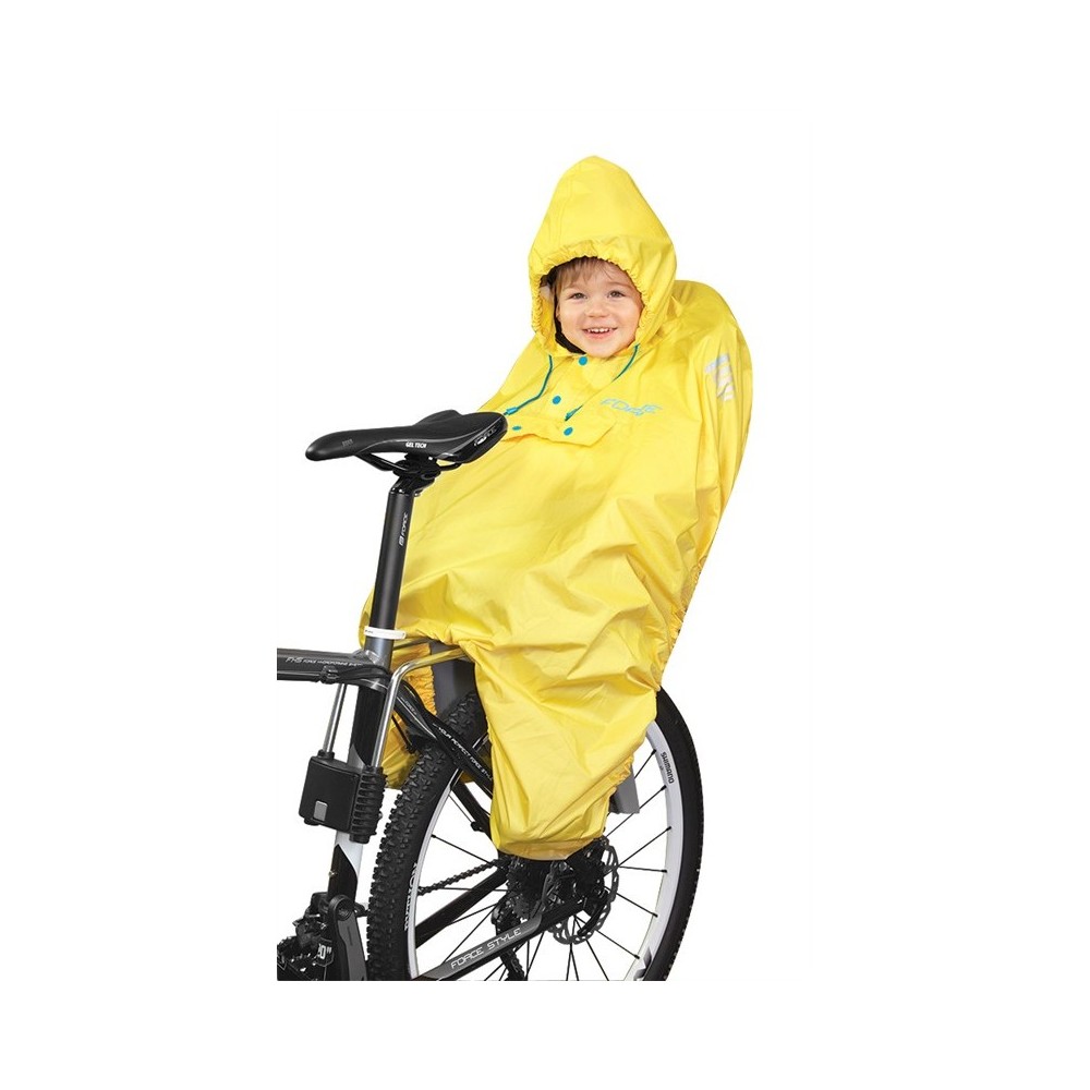 Pelerina ploaie Force copii pentru scaun bicicleta